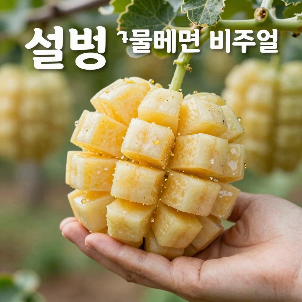 설빙 벌집꿀메론설빙 비주얼