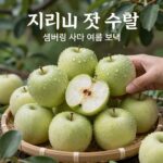 지리산 첫 썸머킹 사과 여름 보약 챙기기 지리산 첫 수확 썸머킹 사과와 여름 보약