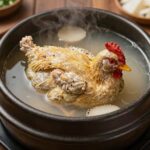 수원능이백숙의 능이토종닭백숙 냄비