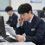 기상청 구라청 오명의 진짜 이유 기상청 예보관이 수치예보모델 데이터를 분석하며 고민하는 모습