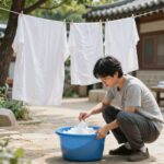 빨래 식초 사용법 백식초 세탁기 활용