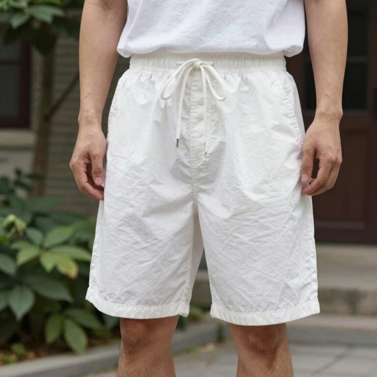 남성 흰색 반바지 여름 캐주얼 코디