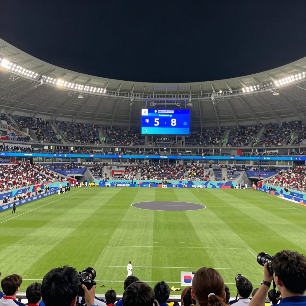 2026 북중미 월드컵 결승전 메트라이프 스타디움 전경과 대진