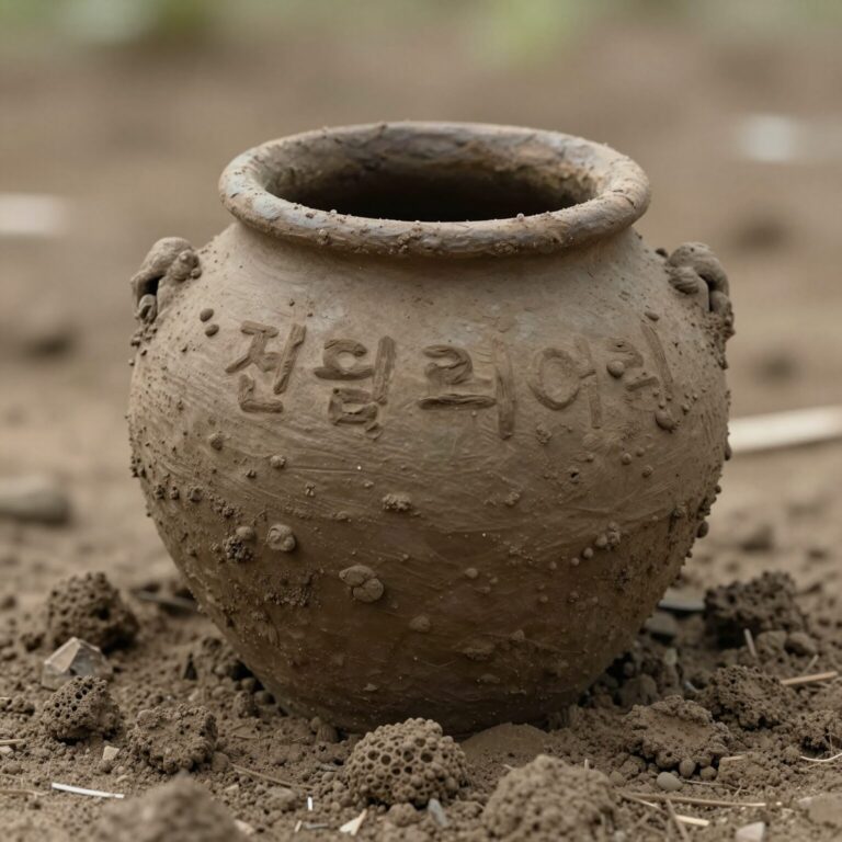 진흙으로 빚은 호리병 벌집의 모습