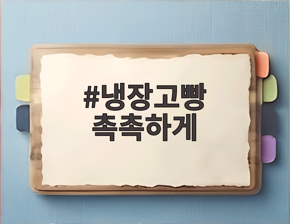 냉장고빵 촉촉하게