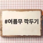 여름무 깍두기
