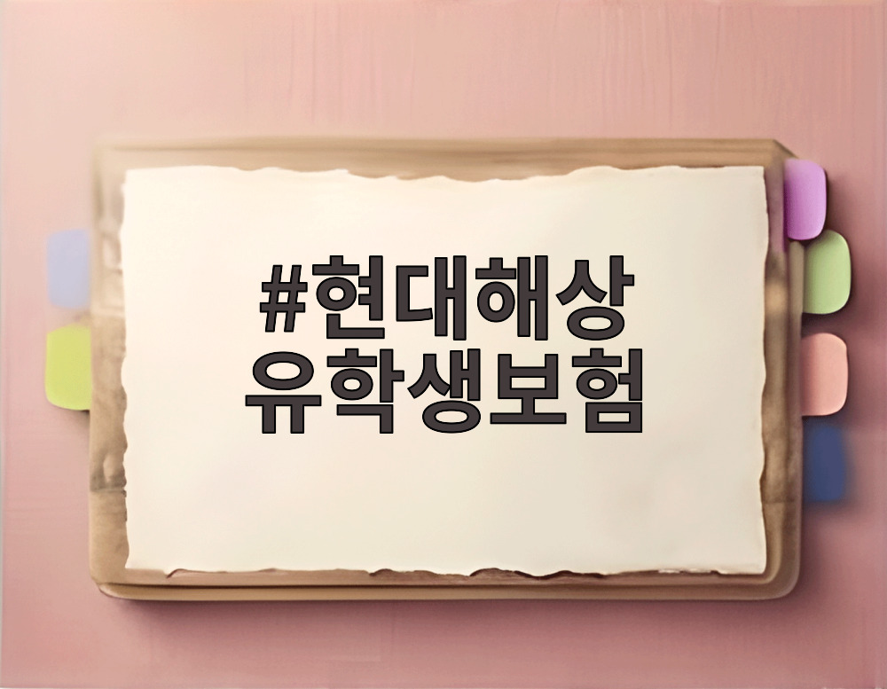 현대해상 유학생보험