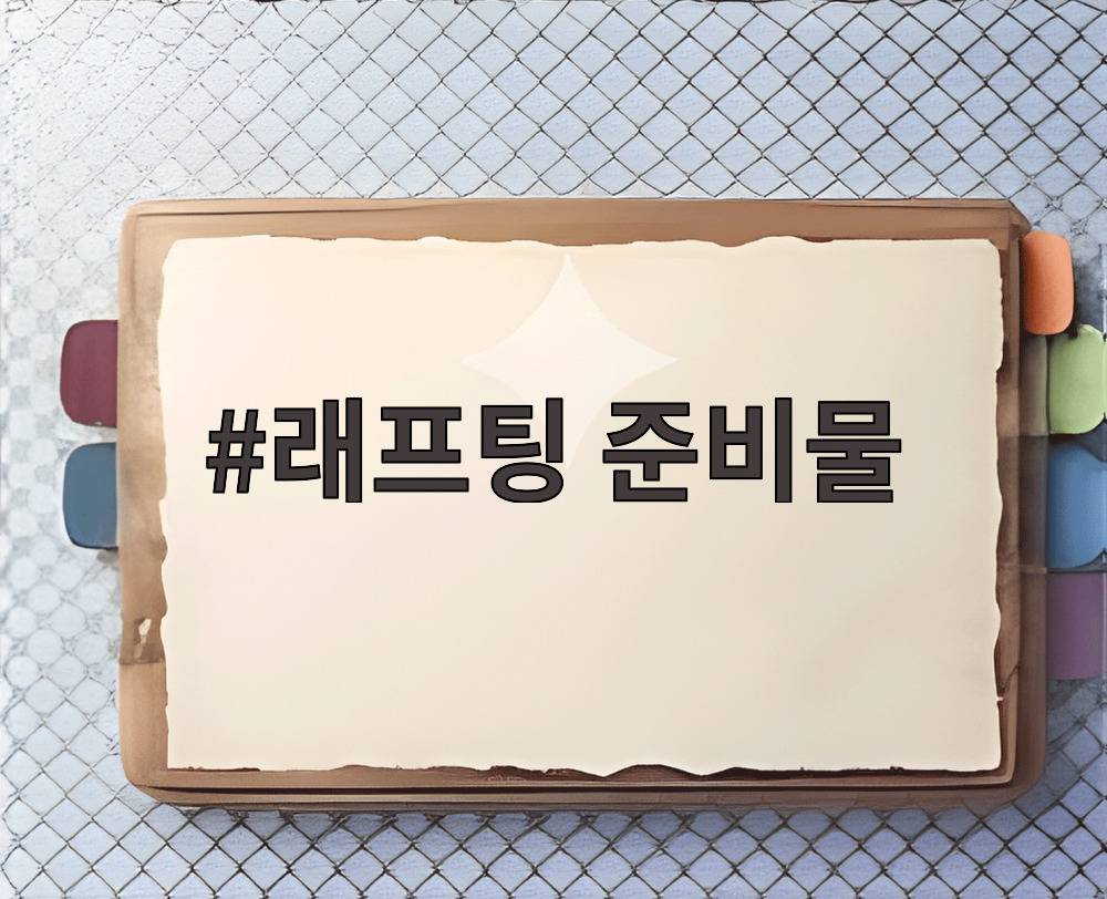 래프팅 준비물