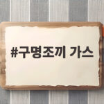 구명조끼 가스