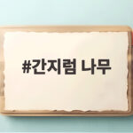 간지럼 나무