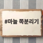 마늘 쪽분리기
