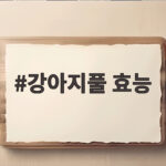 강아지풀 효능