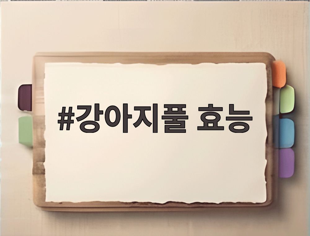 강아지풀 효능