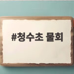 청수초 물회 속초본점 솔직 후기와 메뉴 정리 청수초 물회