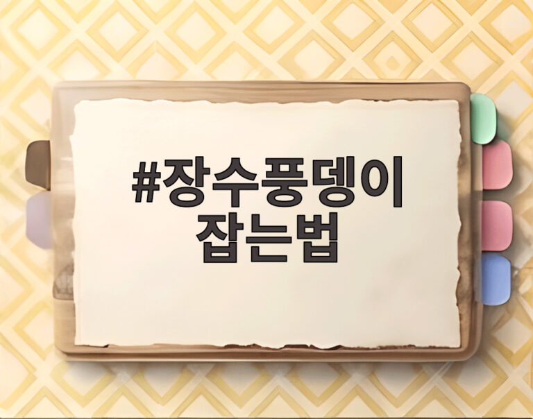 장수풍뎅이 잡는법