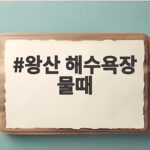 왕산 해수욕장 물때 확인하고 한적한 여름 바다 즐기기 왕산 해수욕장 물때