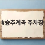 송추계곡 주차장 총정리 주말에도 편하게 이용하는 방법 송추계곡 주차장