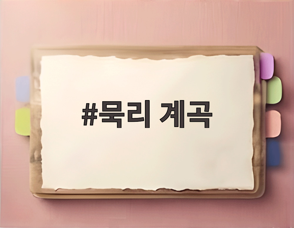 묵리 계곡
