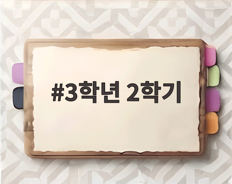 3학년 2학기