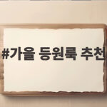 가을 등원룩 추천