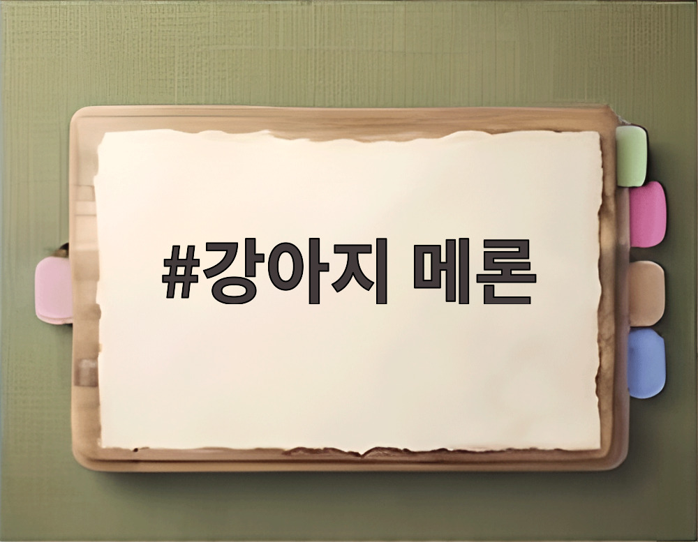 강아지 메론