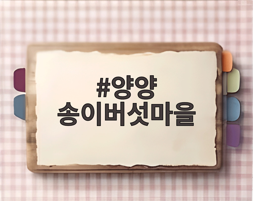양양 송이버섯마을