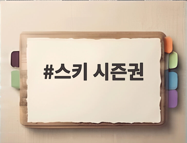 스키 시즌권