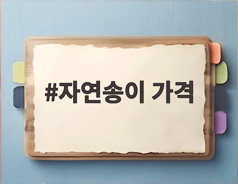 자연송이 가격