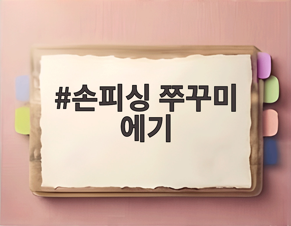손피싱 쭈꾸미 에기