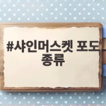 샤인머스켓 포도 종류