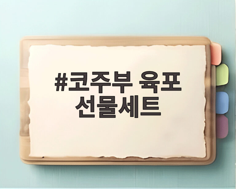 코주부 육포 선물세트