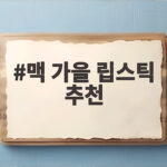 맥 가을 립스틱 추천 쿨톤부터 웜톤까지 컬러별 고르는 법 맥 가을 립스틱 추천