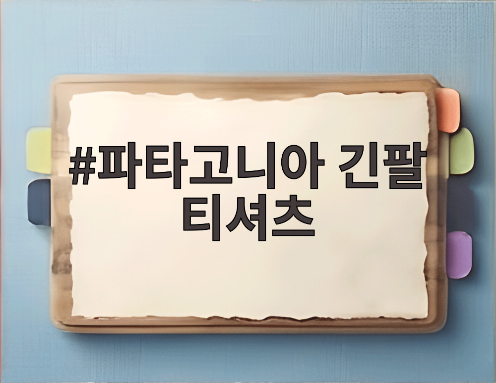파타고니아 긴팔 티셔츠