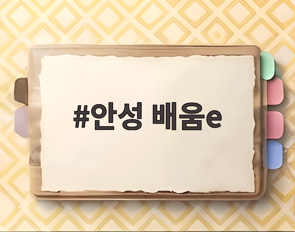 안성 배움e