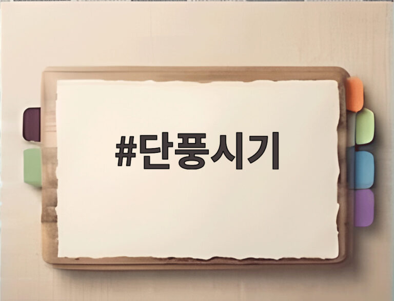 단풍시기