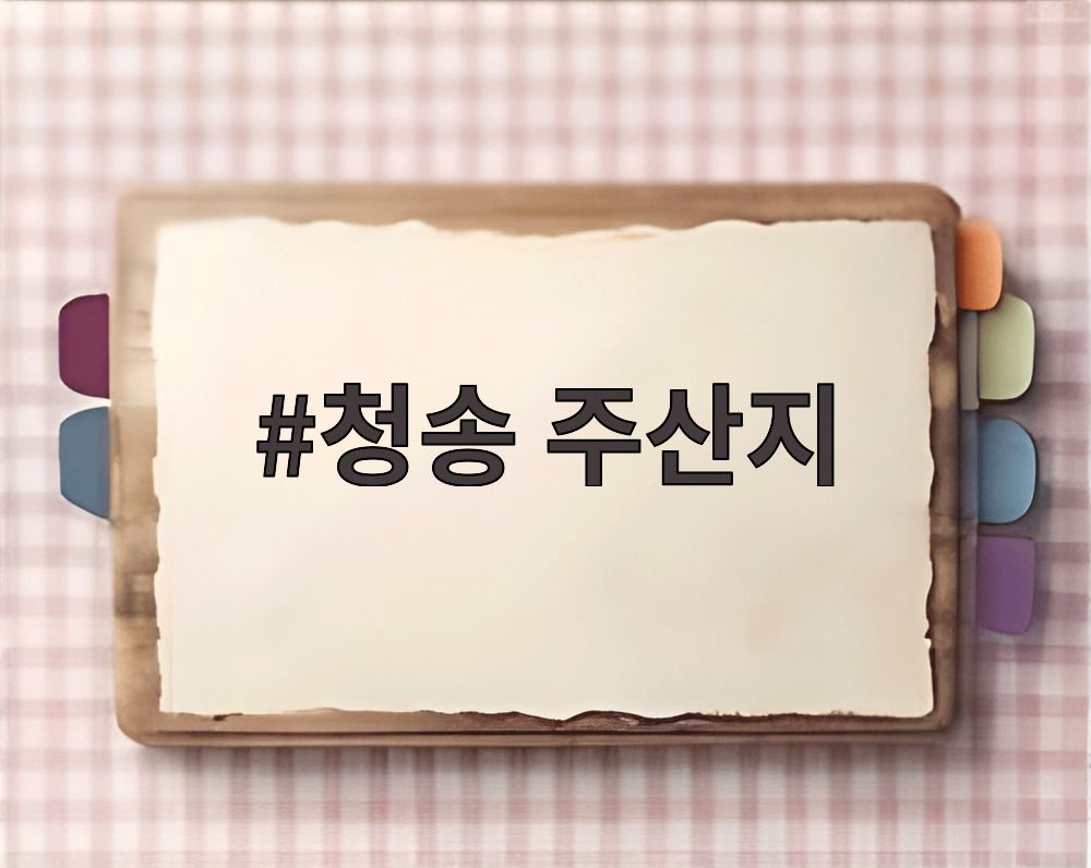 청송 주산지
