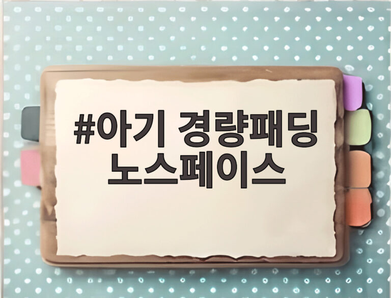 아기 경량패딩 노스페이스