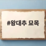 왕대추 묘목