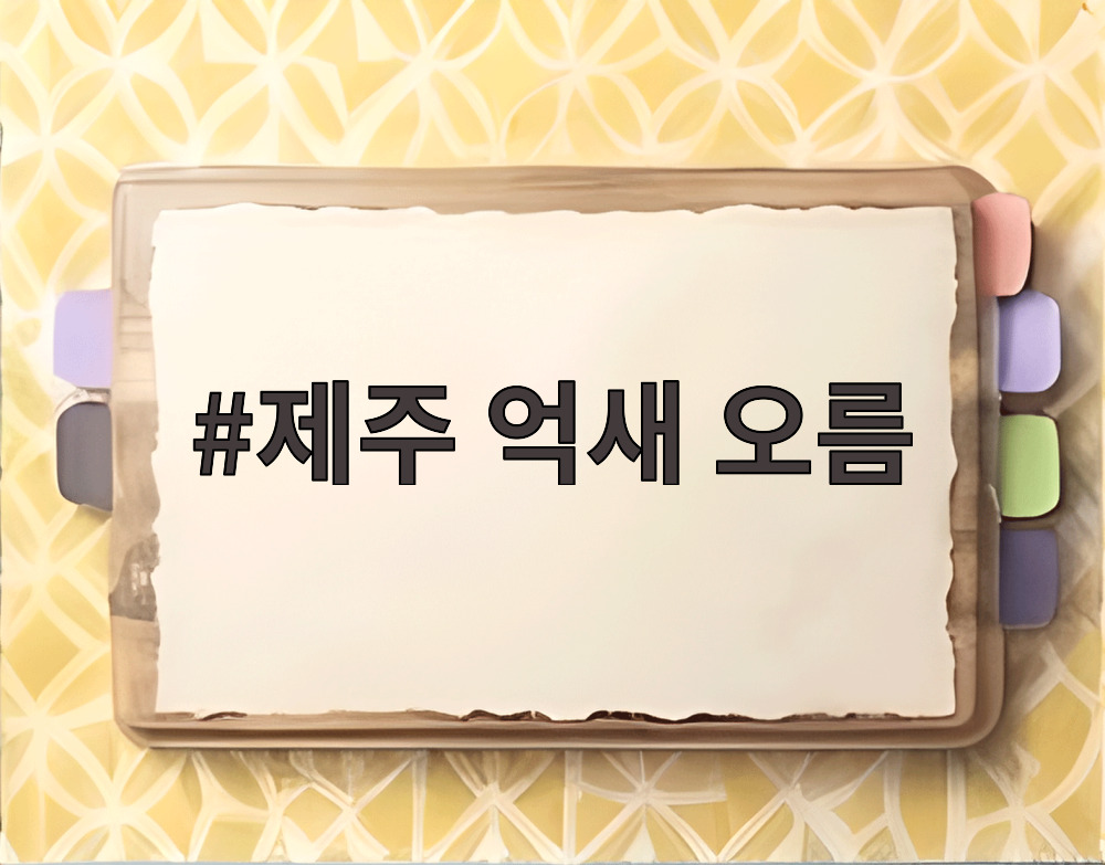 제주 억새 오름