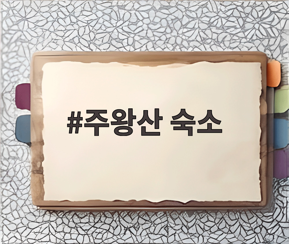 주왕산 숙소