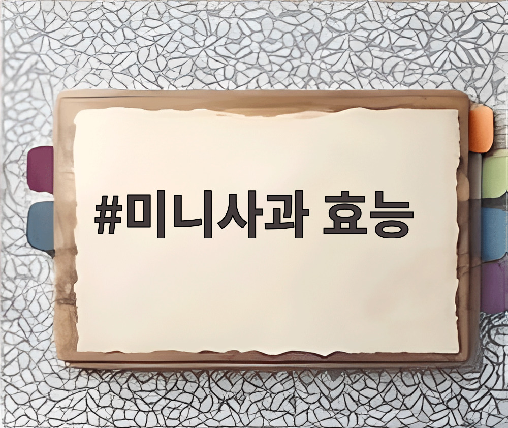 미니사과 효능