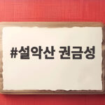 설악산 권금성 케이블카 예약 없이 즐기는 하늘 위 절경과 주차 정보 설악산 권금성