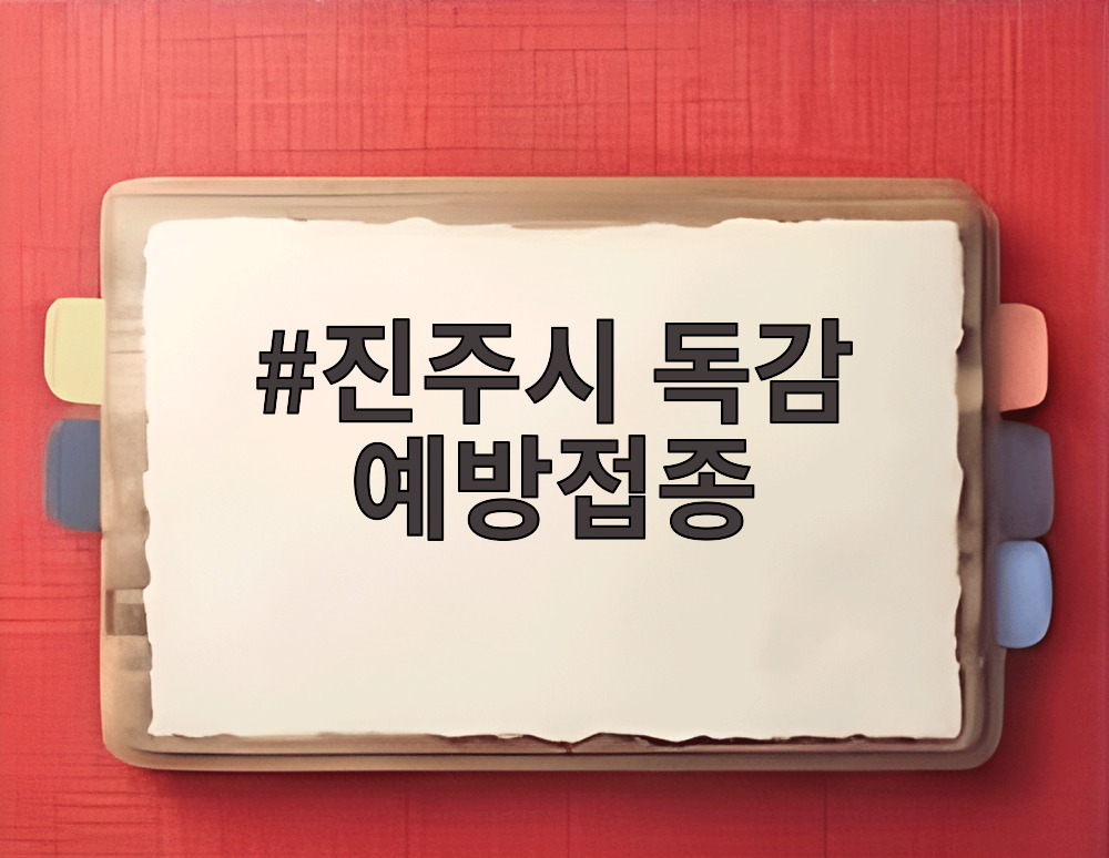진주시 독감 예방접종