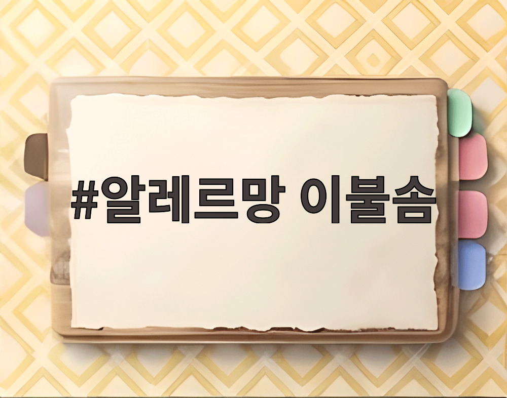 알레르망 이불솜