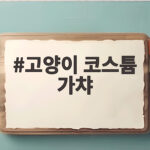 고양이 코스튬 가챠로 만난 귀여운 친구들 이야기 고양이 코스튬 가챠