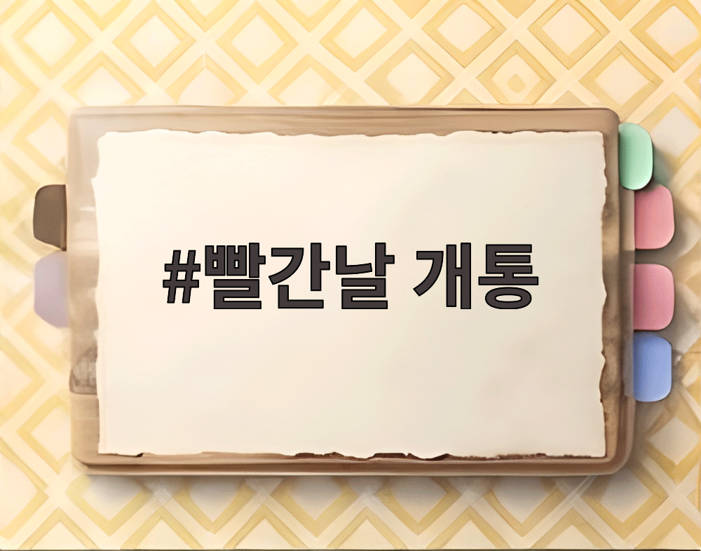 빨간날 개통