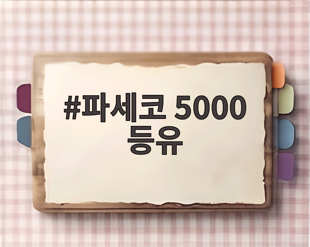 파세코 5000 등유