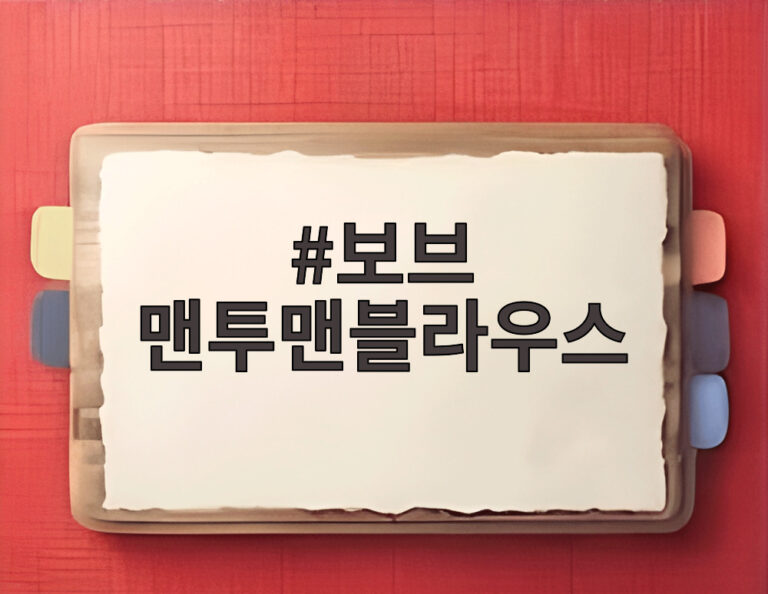 보브 맨투맨블라우스