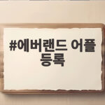에버랜드 어플 등록