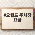 오월드 주차장 요금 무료로 알고 가면 실수하는 주차 위치 정리 오월드 주차장 요금
